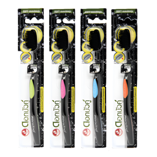 Zahnburste - Bambuholzkohle * 4 Stück